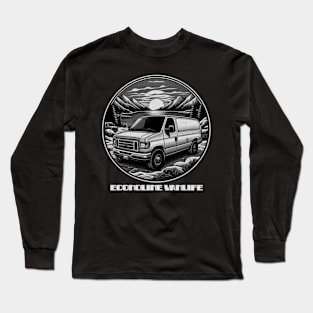 Econoline Vanlife minimalism Long Sleeve T-Shirt